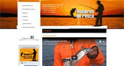Desktop Screenshot of hombresdepesca.com